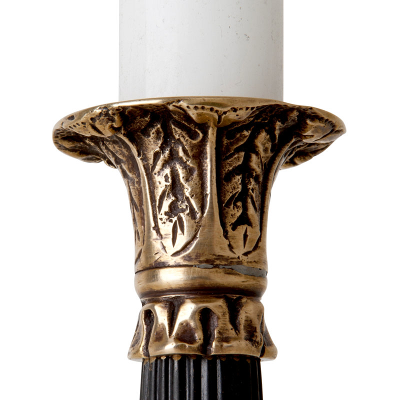 Perignon Candlestick, Vintage Brass