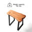 Table de bout en bois massif Millett