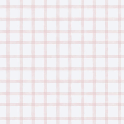 Bambino Collection Watercolor Check Plaid Wallpaper Roll