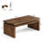 47.24" Farmhouse Solid Wood Coffee Table