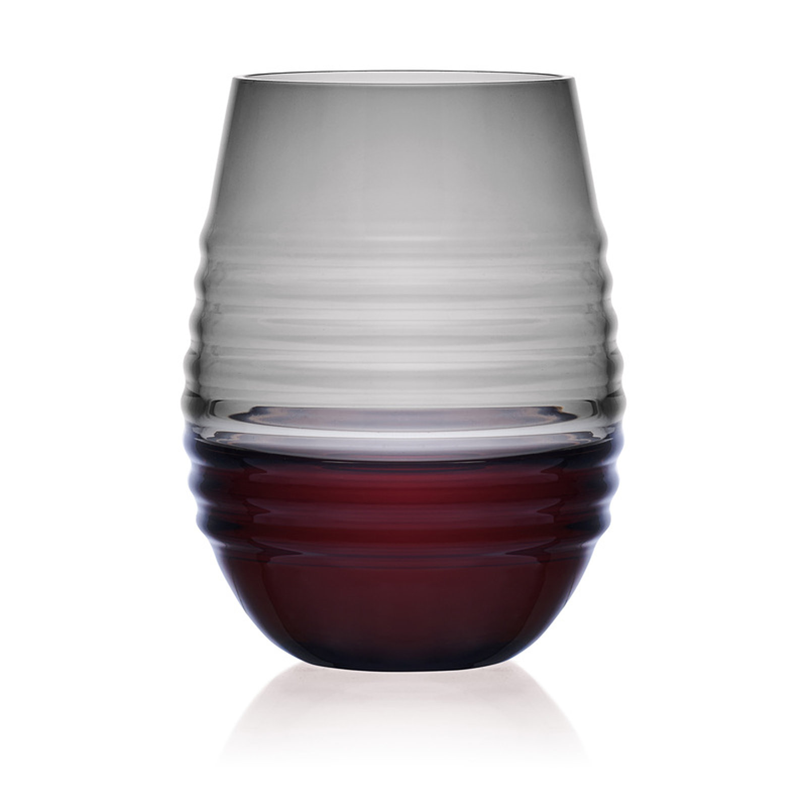 Mikasa Ciara 18 oz. Stemless Wine Glasses, Gray