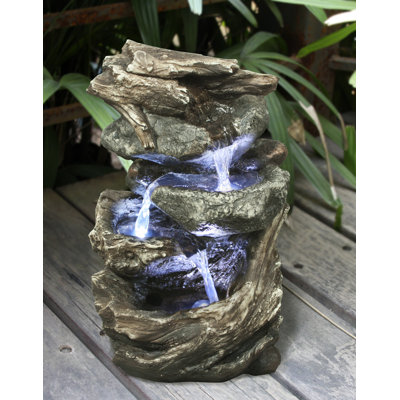 Christley Indoor Rock Fountain with Lights