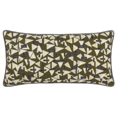 Dutta Geometric Rectangular Throw Pillow Cover