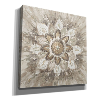  «Spice Mandala Neutral» par Danhui Nai, art mural sur toile
