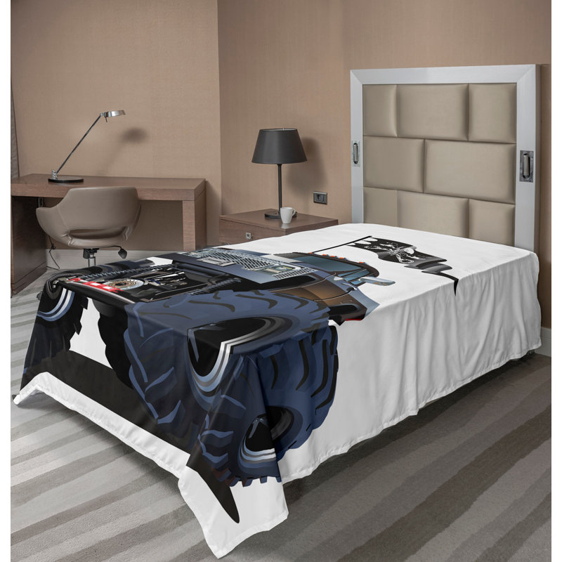 Ambesonne, Drap plat pour lit simple