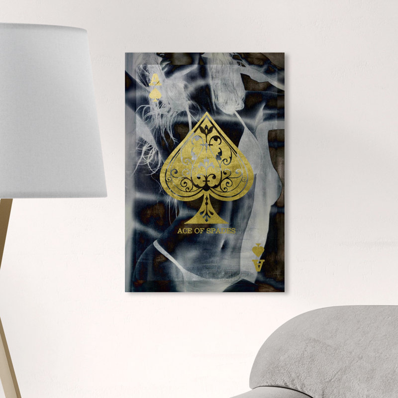 Ace of Spades - Impression sur toile, H 24 po x l 16 po