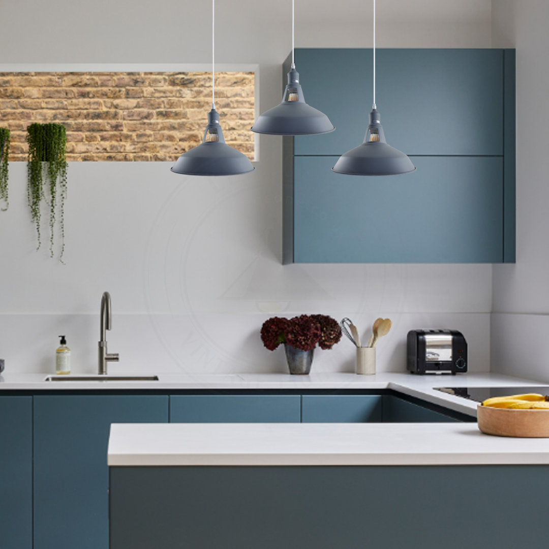 3 - Light Silver Kitchen Island Pendant