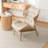 Jeyshan Upholstered Tufted Wingback Chair-273835755