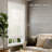 Light-Filtering Cordless Mesh White Bamboo Window Shade 47.5 in. W x 72 in. L-1430590520