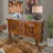 Daxter 60'' Solid Wood Top Console Table