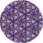 Tapis 100% à motifs lavables à la machine 2989 Pat1220-PUR-67698666