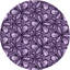 Tapis 100% à motifs lavables à la machine 2989 Pat1220-PUR-67698669