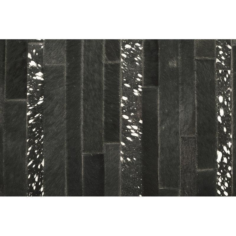 Tapis Timaree, Noir, Rectangle de 5 pi x 8 pi