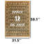Tapis traditionnel citation Sultan's Dance (jaune)