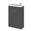 Fusion 605mm Single Bathroom Vanity with Integrated Polymarble Basin-32304484