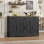 Buffet 55,1 po à 3 tiroirs et tablettes réglables Adra-1612593964