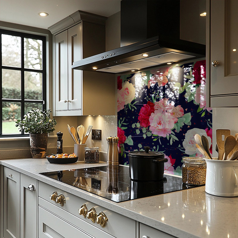 Roses On Splash Back