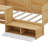 Wooden Twin Size Daybed With Storage Shelves And Lockers, Multi-Functional Bed With Study Desk And Matching Stool-107727056