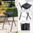 ABCCANOPY 6.4 Ft. W X 6.8 Ft. D Steel Bar Grill Gazebo With 2 Folding Chairs