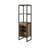 Weathered Oak Finish Wine Rack
