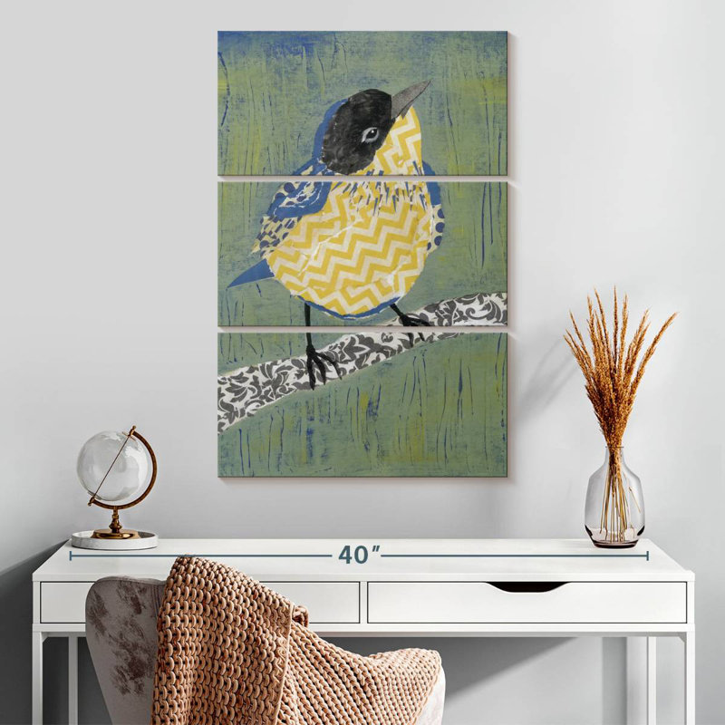 Brampt Patchwork Wren II, H 32 po x l 20 po