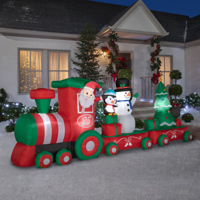 16 ft. Inflatable Holiday Train