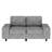 Modern Style Indoor Loveseat With Side Pockets-1500327223