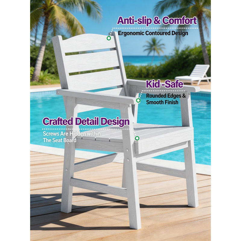 All-Weather Outdoor Dining Sets - Rust-Resistant Modern Outdoor Dining Sets For Backyard Garden Deck Poolside 4-Table 8-Chairs