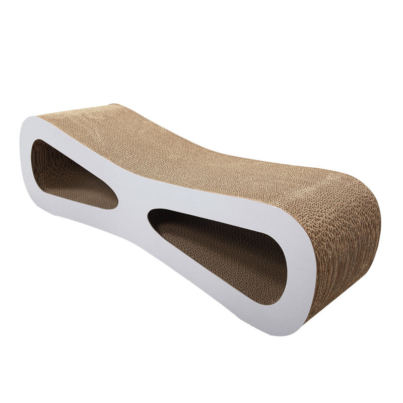 Lit de repos pour chien en carton ondulé