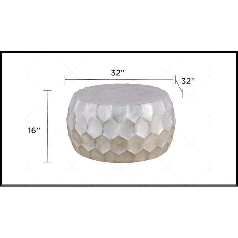 Table basse 32 ", Argent argent