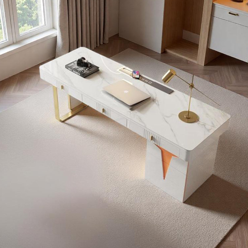 Borkowski Computer Desk, 30.7" H x 62.99" W x 27.55" D
