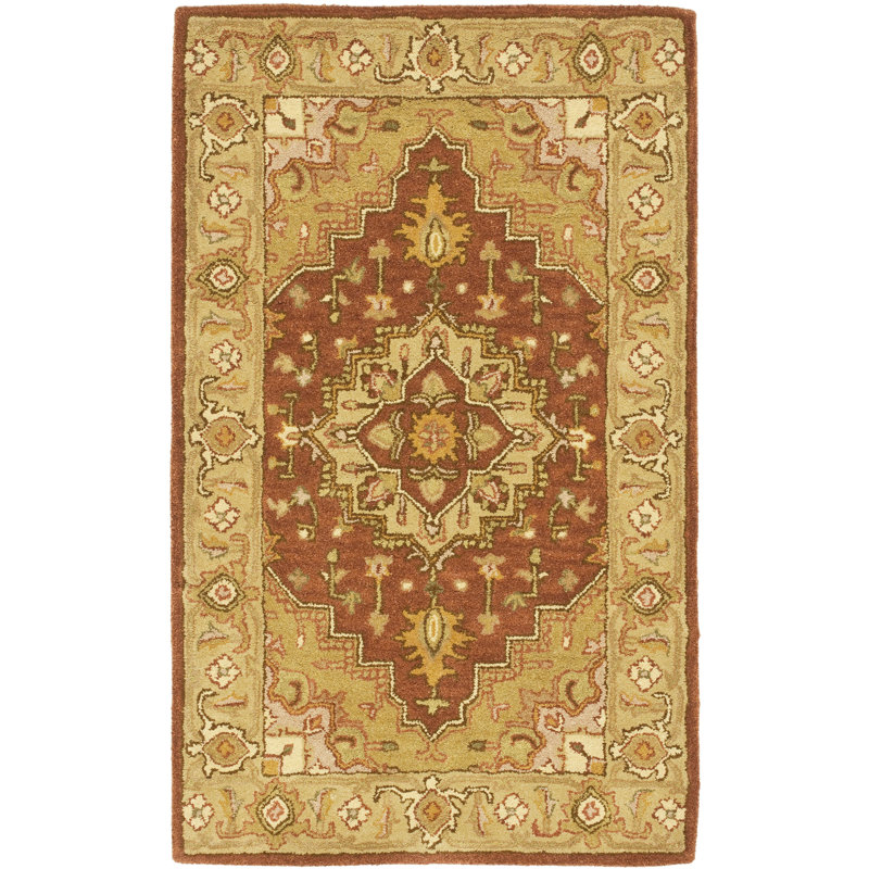 Cranmore Hand Tufted Wool Oriental Rug, Rectangle 4' x 6'