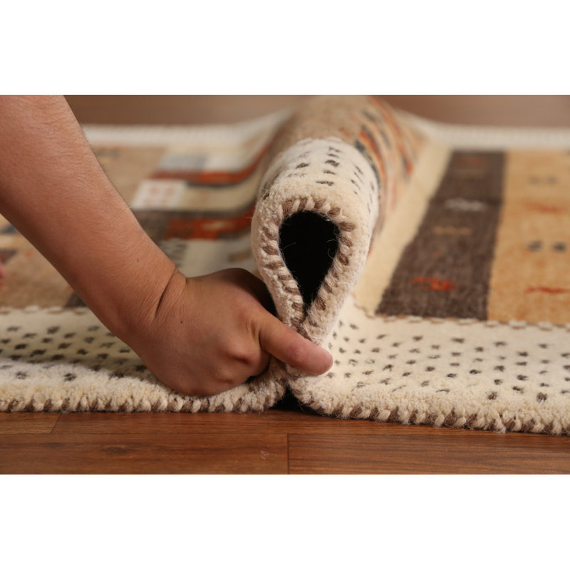 Tapis à motif géométrique Gabbeh