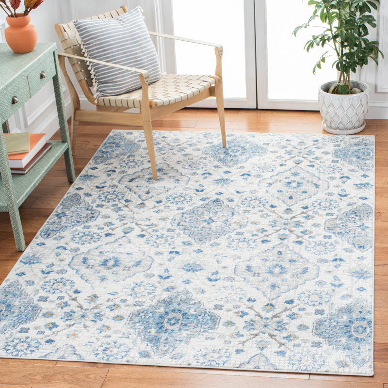 Anaeli 100 Performance Floral Rug, Rectangle 4' x 6'