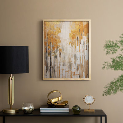 ABSTRACT Series CMLX, reproduction encadrée - bois massif
