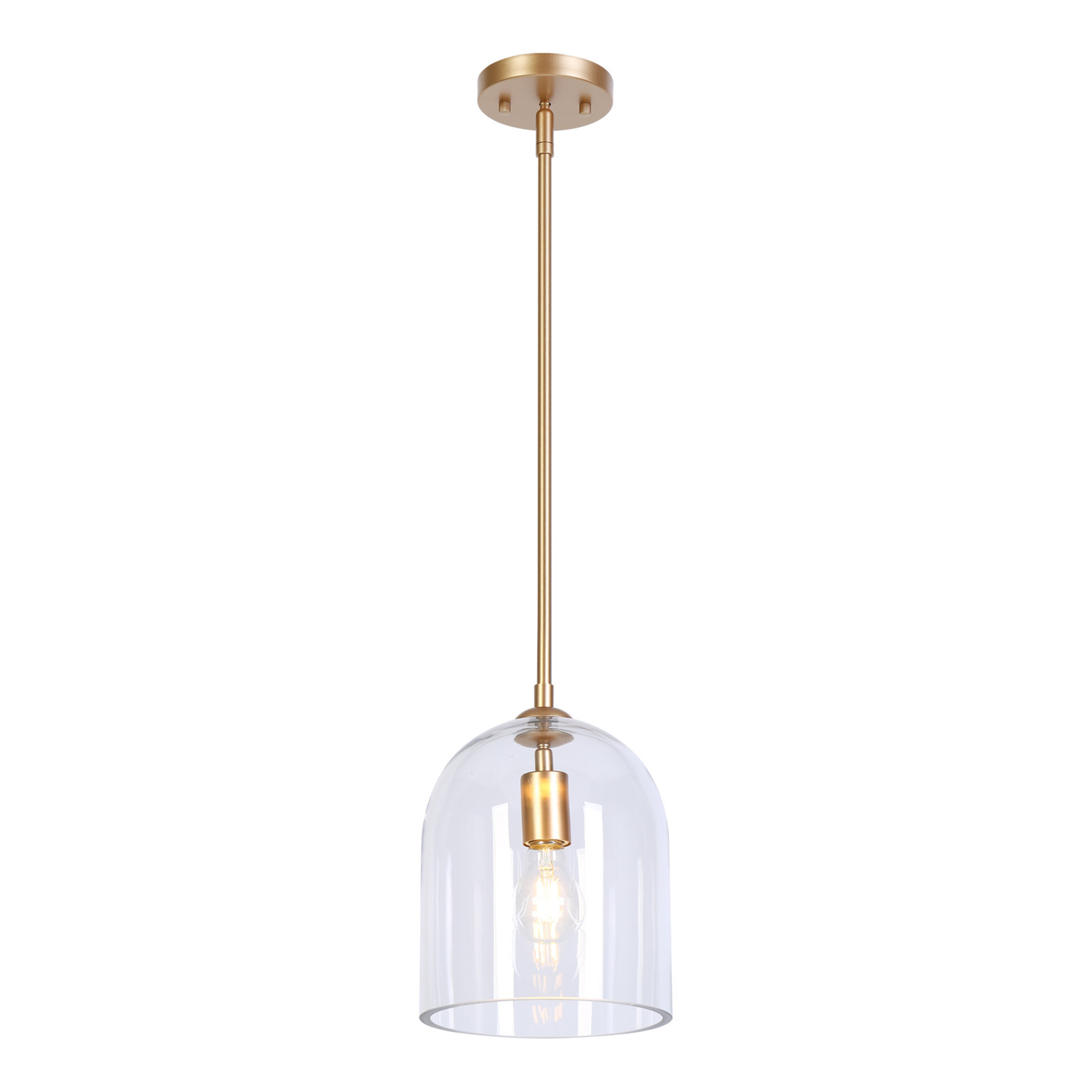 Alexandre Dimmable Dome Single Light Pendant