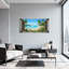 Landscape & Nature Tropical Beach View Through Window Shutter-563052695