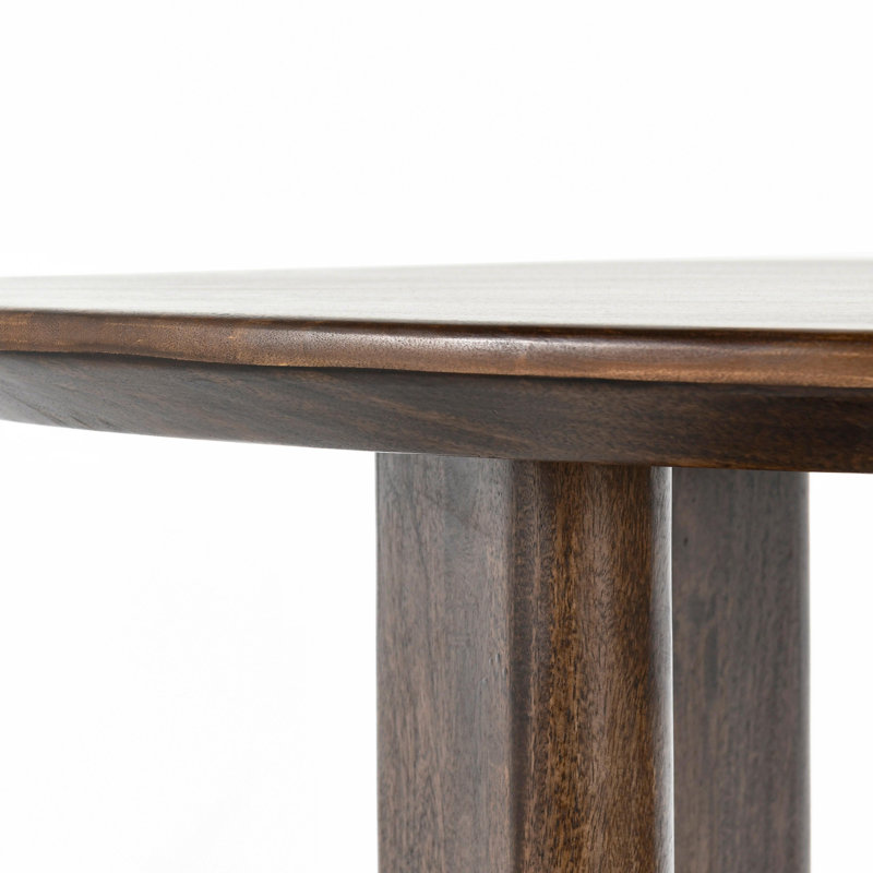 Oval Solid Wood Dining Table