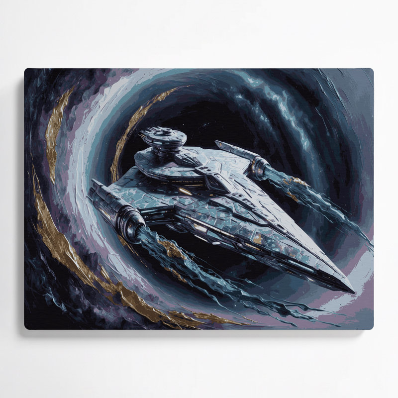 Art mural gris Sci Fi Interstellar