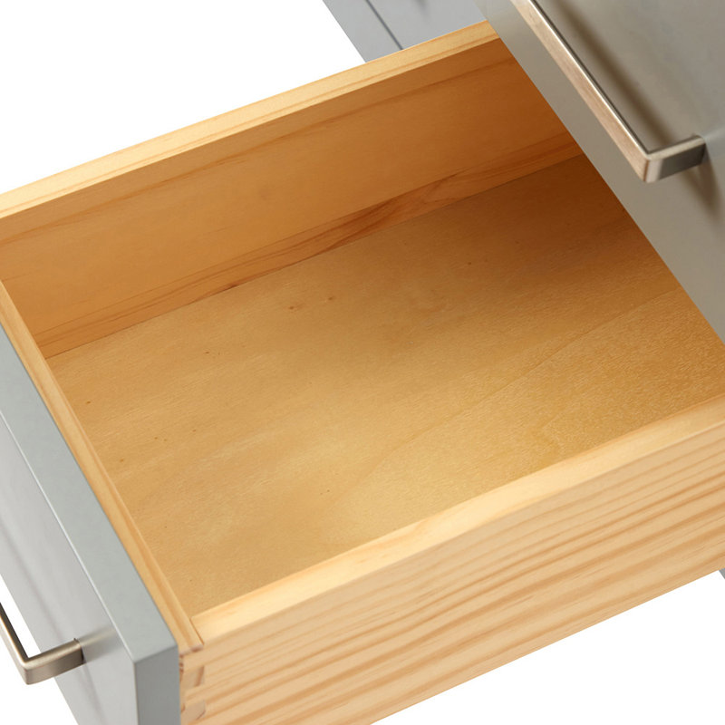 Cambridge 61'' W Single Vanity, Gray, Satin Nickel