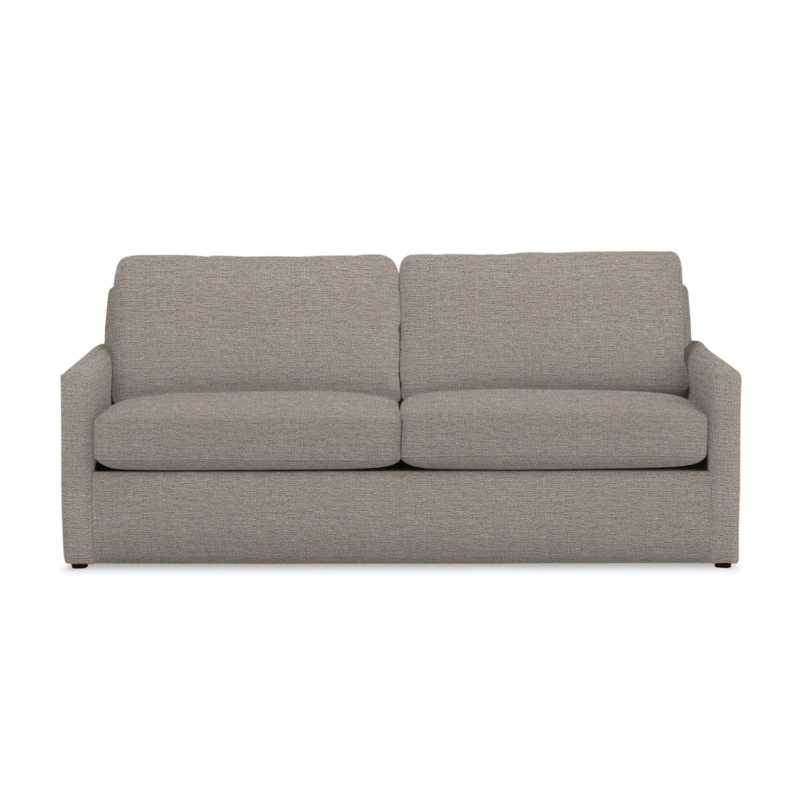 Savannah 85'' Upholstered Sofa, Drusky Linen Sustain® Basketweave