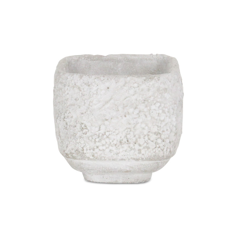 Ridgeton Handmade Metal Pot Planter, 4" H x 4.25" W x 4.25" D