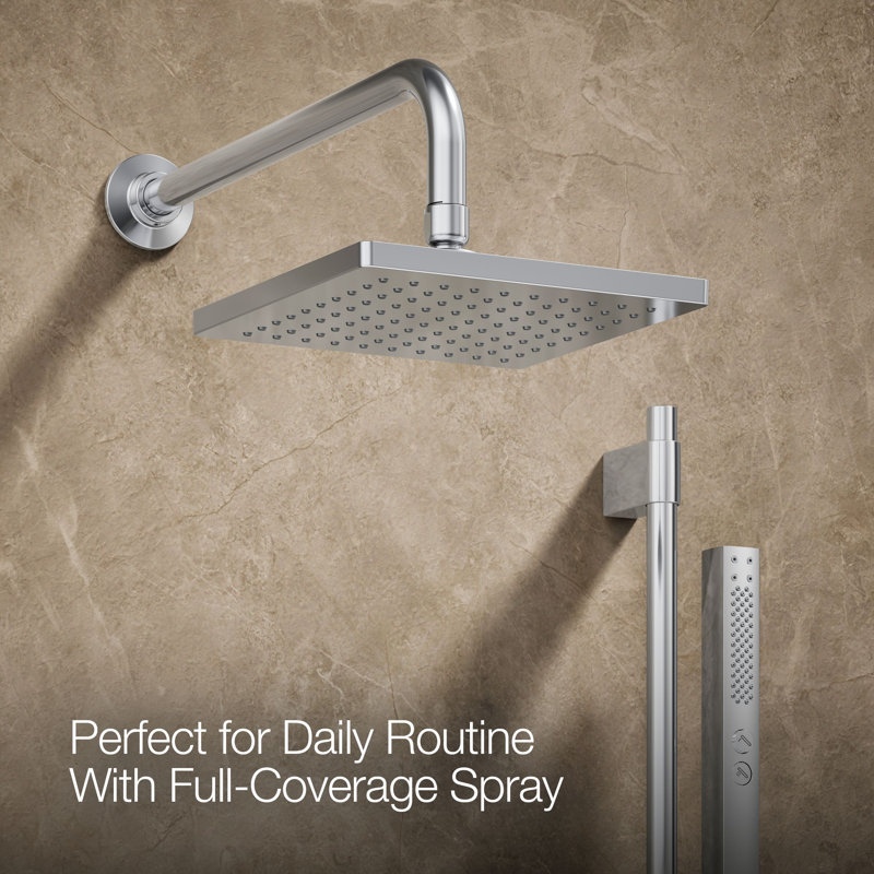 Honesty Rite-Temp Showering Kit 2.5 GPM, Polished Chrome