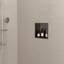Niche murale de salle de bain encastrée en acier inoxydable l 12 po x H 12 po