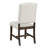 Trexm 5-Piece Retro Functional Dining Set, Round Table With A Leaf And 4 Upholstered Chairs For Dining Room And Living Room