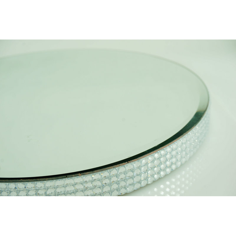 Plat de table, H 10,25 po x l 10,25 po x P 1,25 po