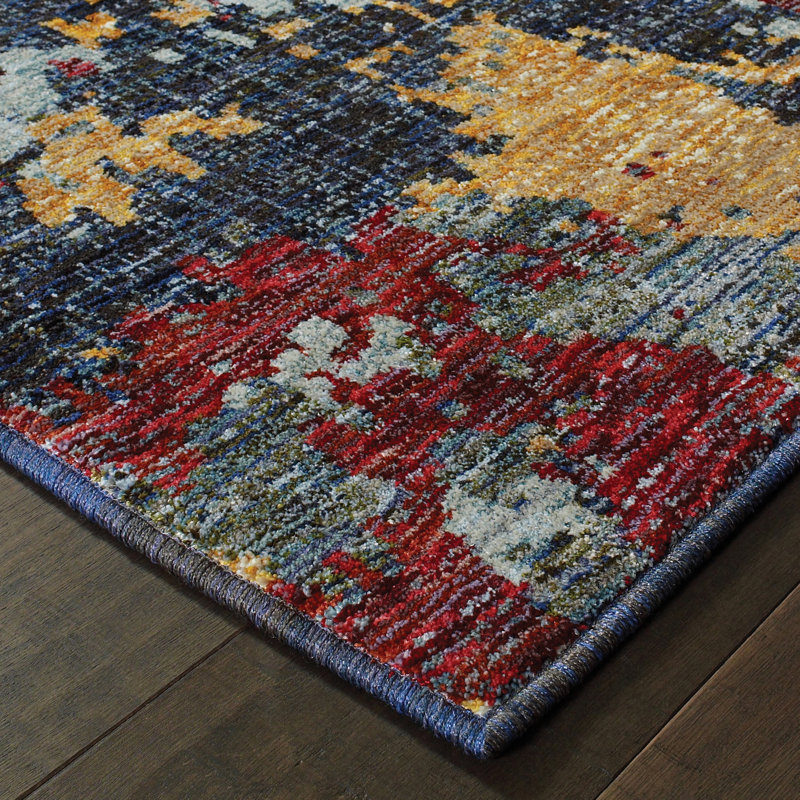 Knox Abstract Indoor Rug, Rectangle 6'7" x 9'6"