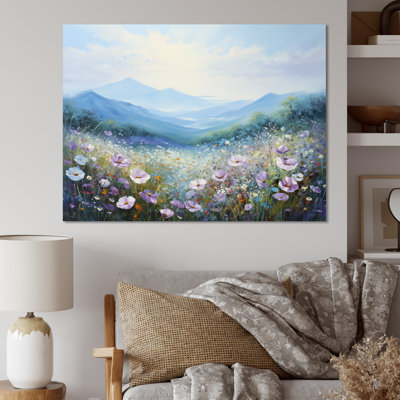 " Purple Flowers Morning Glory Hill II "