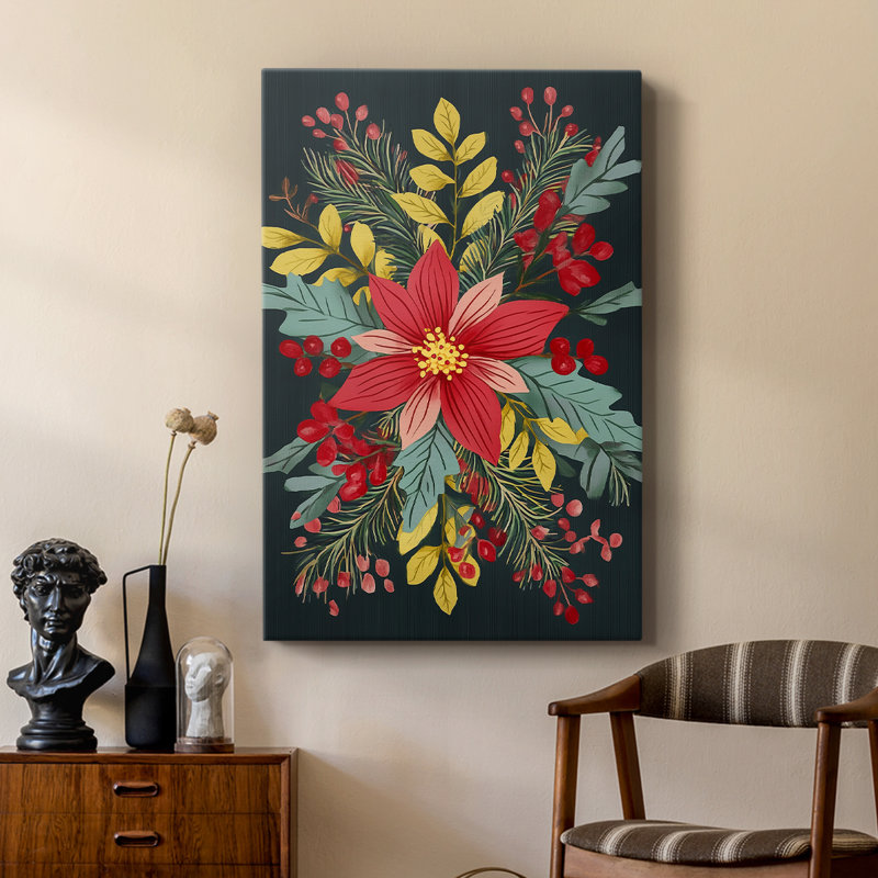 Art de Noël de Noël CXI - galerie sur mesure Cavas, H 12 po x l 8 po