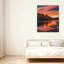 Pastel Landsca Unframed Canvas Wall Art  24" X 36"